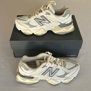 (NWT) New Balance 9060 Unisex in White/Grey/Beige M8/W9.5